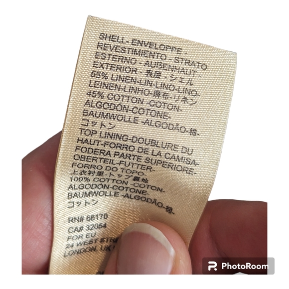 Anthropologie Savannah Striped Jumpsuit Linen Blend Women's Size 0 - Picture 7 of 7